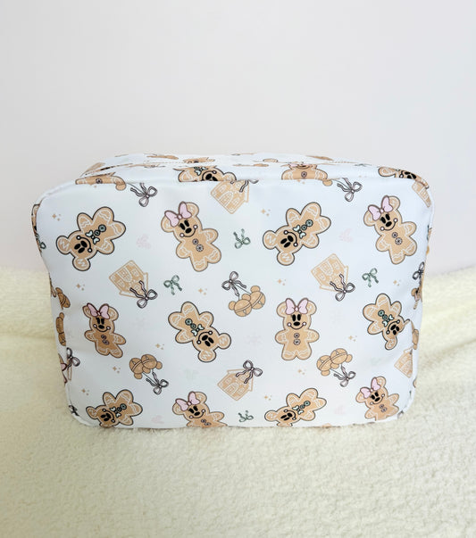 Gingerbread Cutie XL Pouch Cosmetics Bag