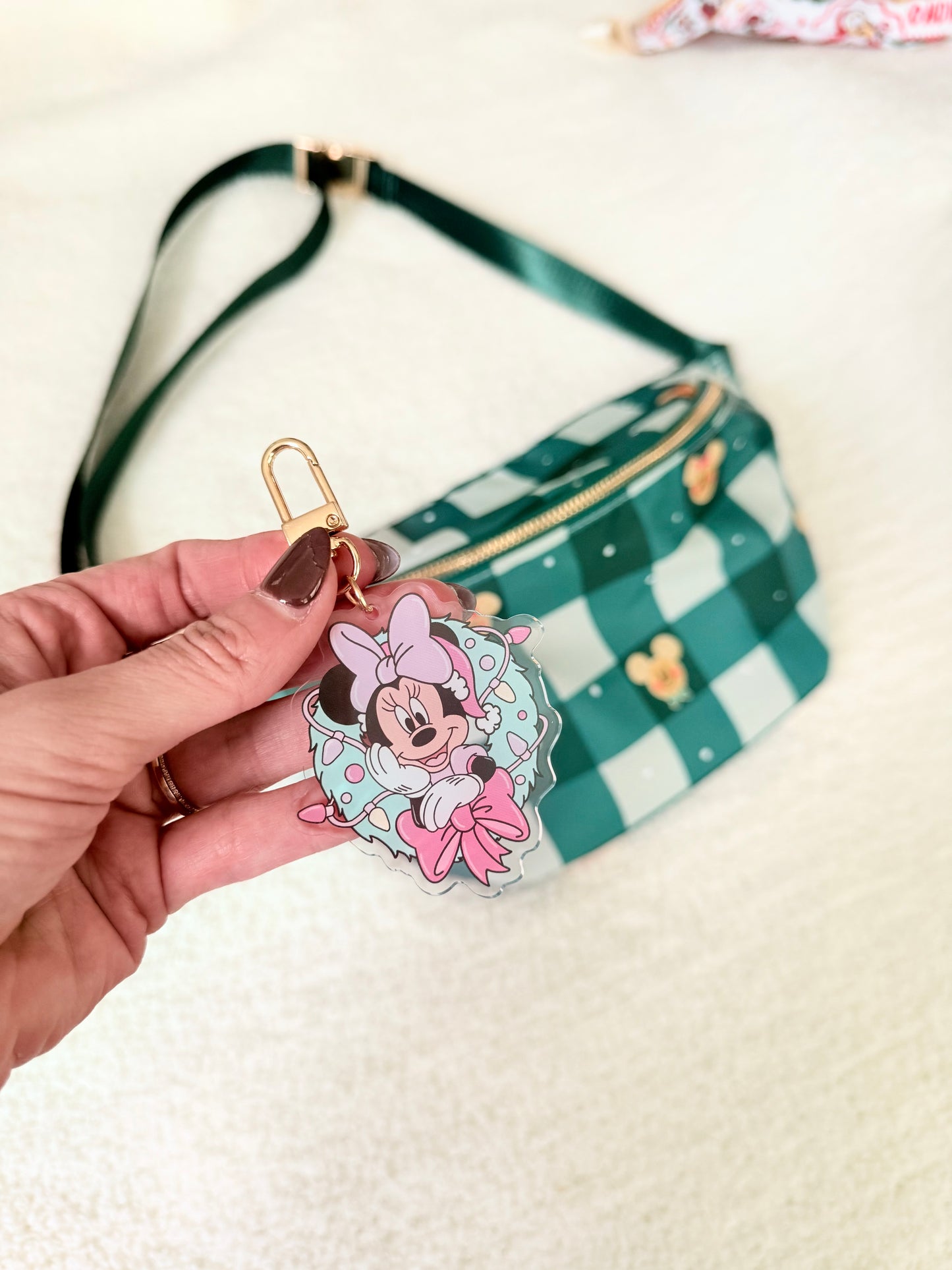 Holiday Bag Charm Keychains