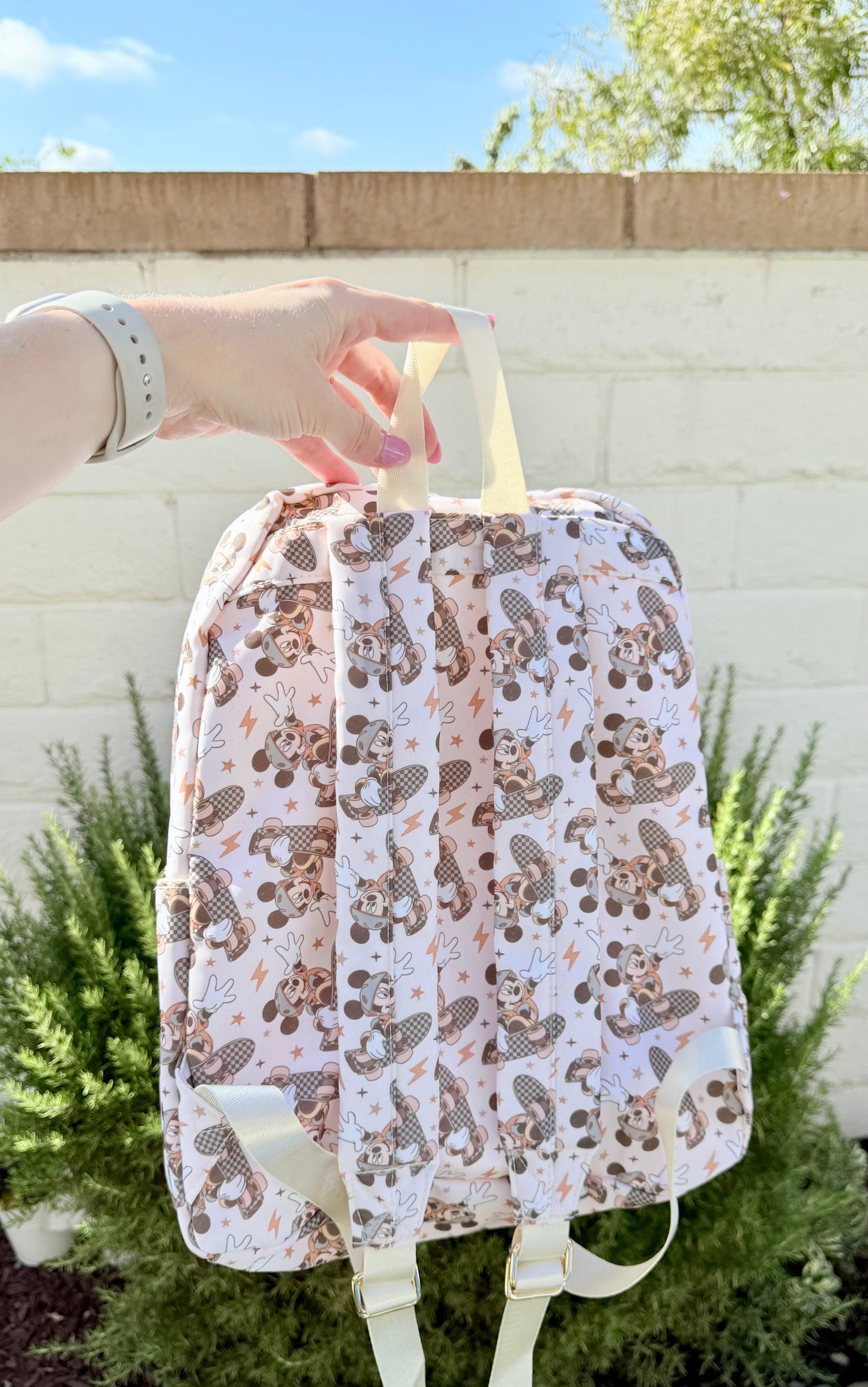 Magic Skater Mouse Full Size Backpack