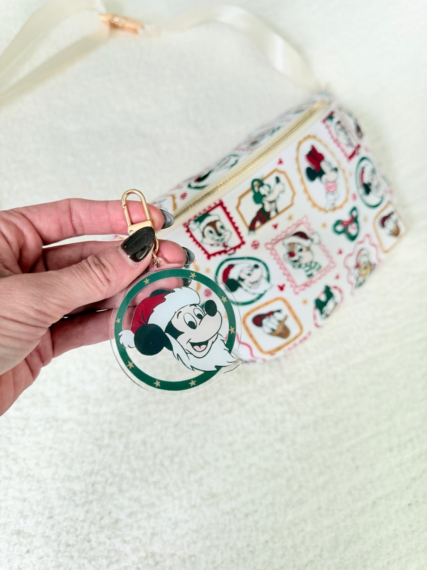 Holiday Bag Charm Keychains