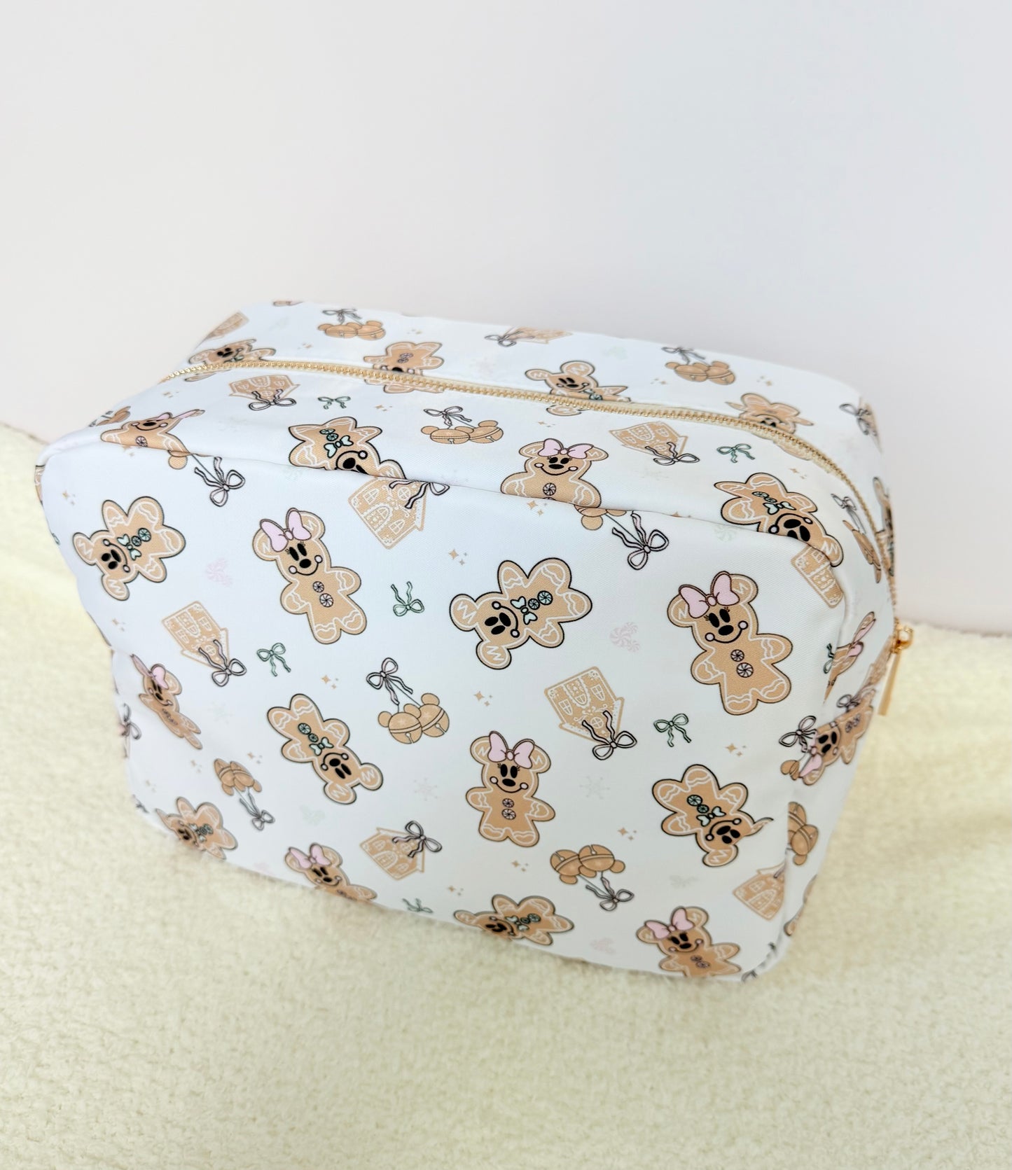 Gingerbread Cutie XL Pouch Cosmetics Bag