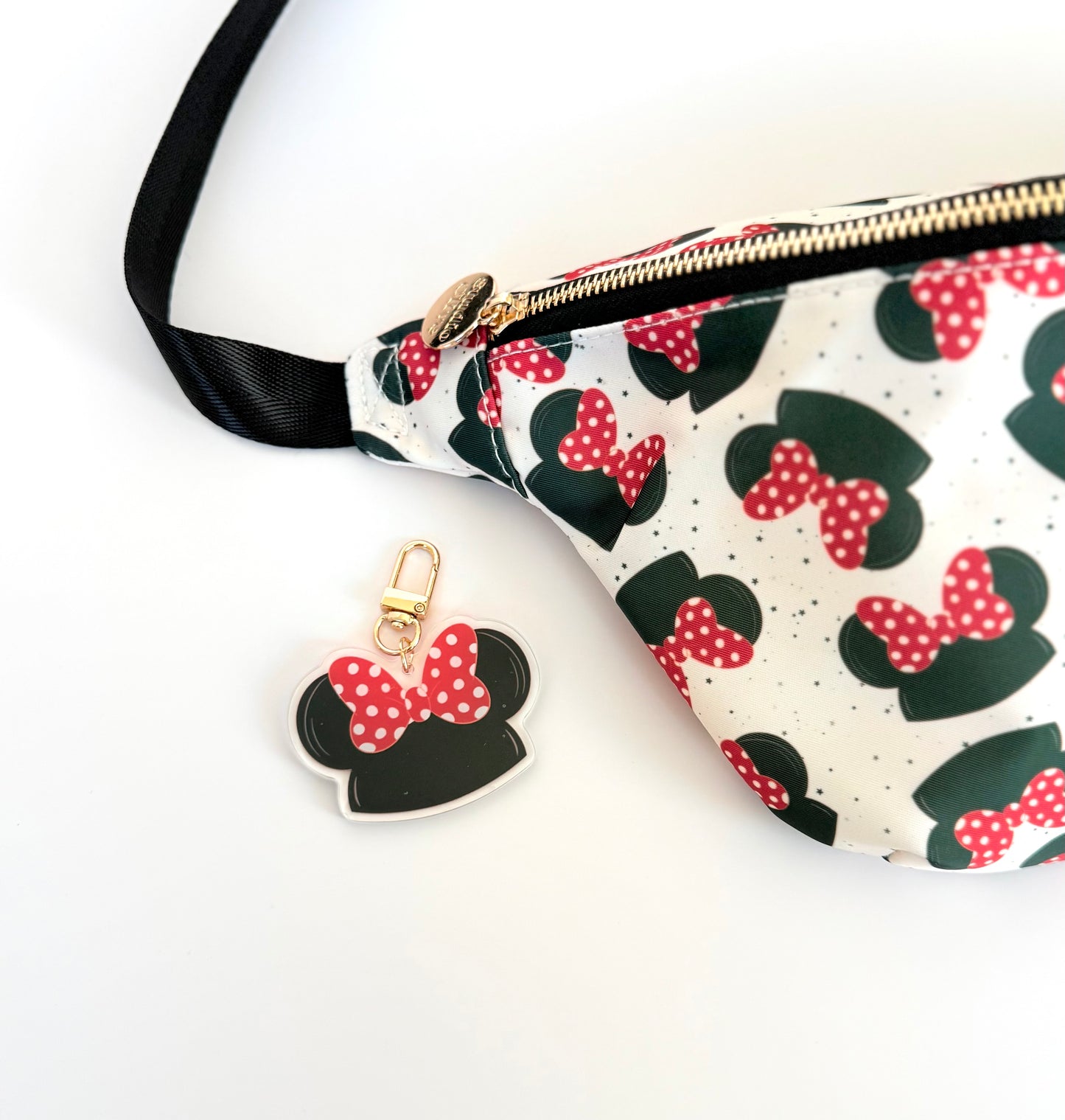 Mini Bow Hat Acrylic Bag Charm Keychain