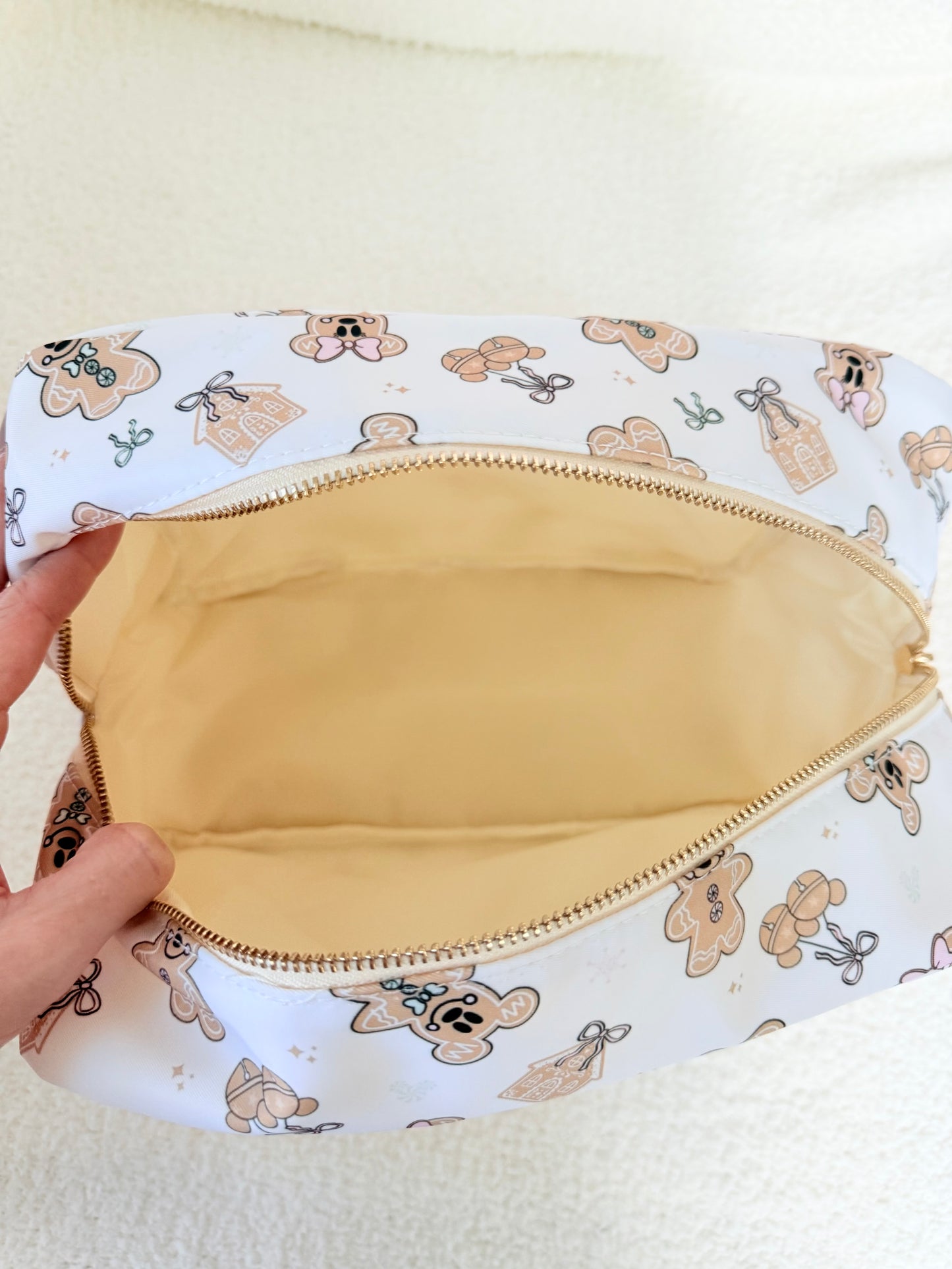 Gingerbread Cutie XL Pouch Cosmetics Bag