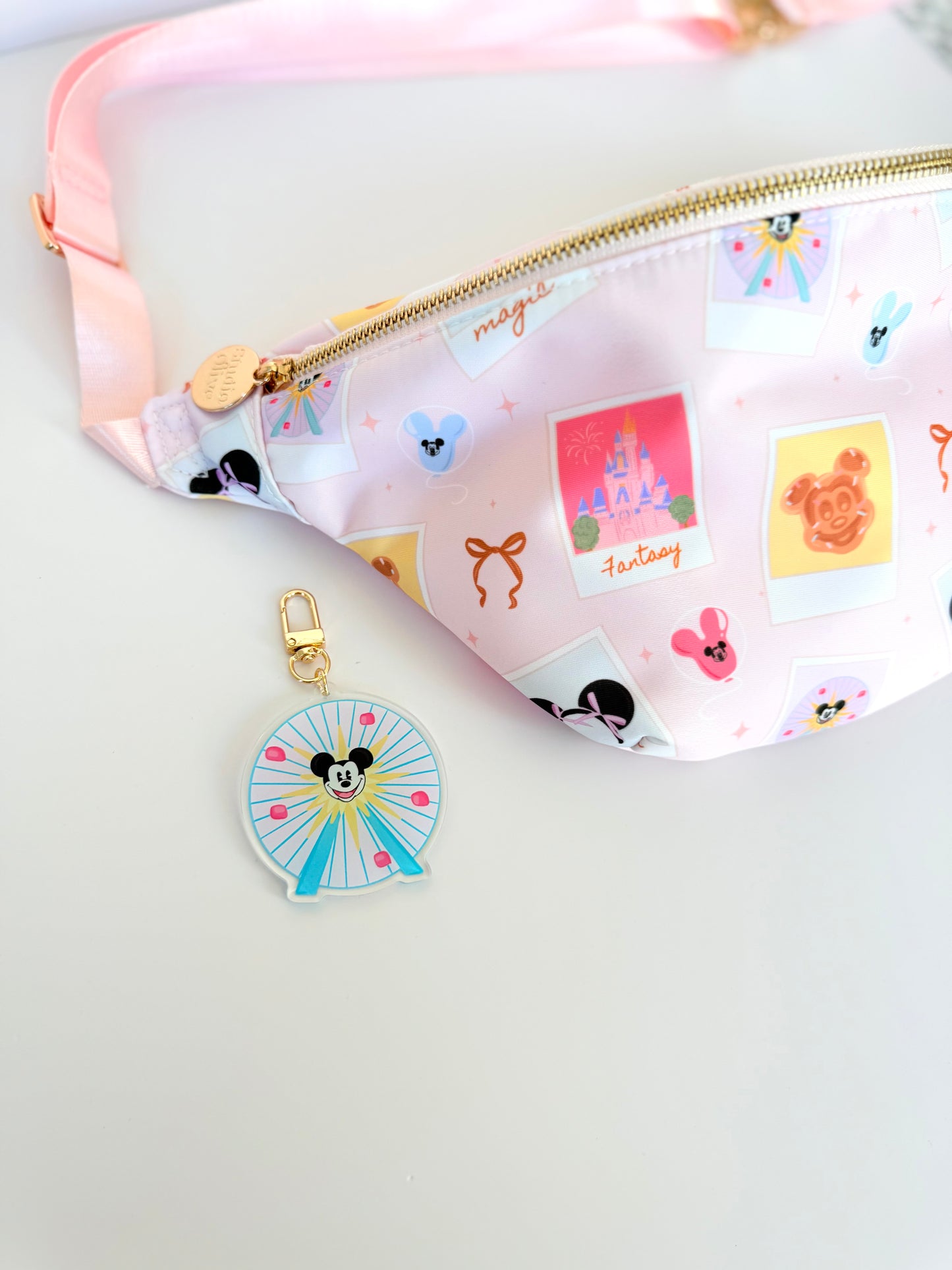 Adventure Ferris Wheel Acrylic Bag Charm Keychain