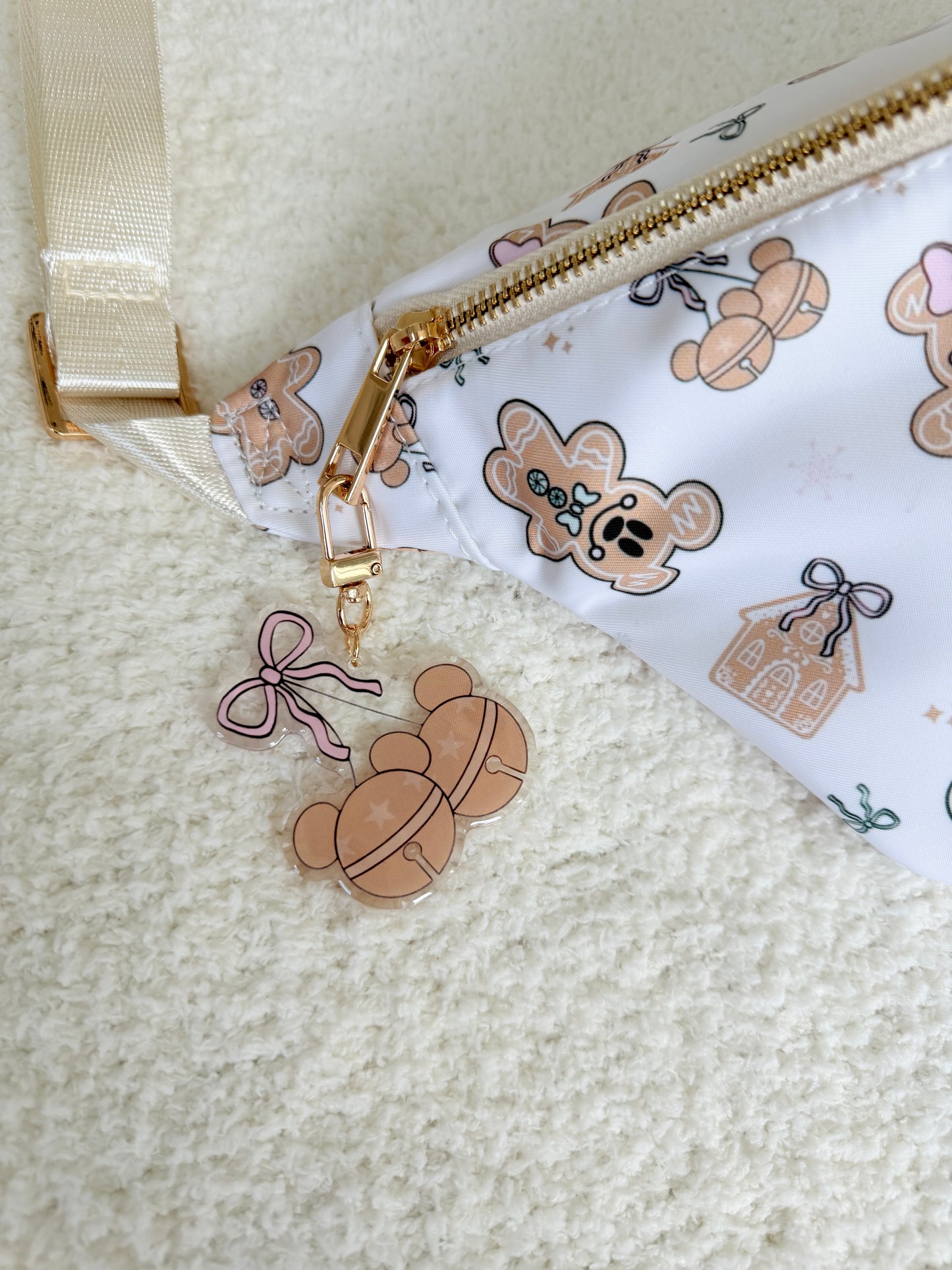 Gingerbread Cutie Bag Charm Keychain
