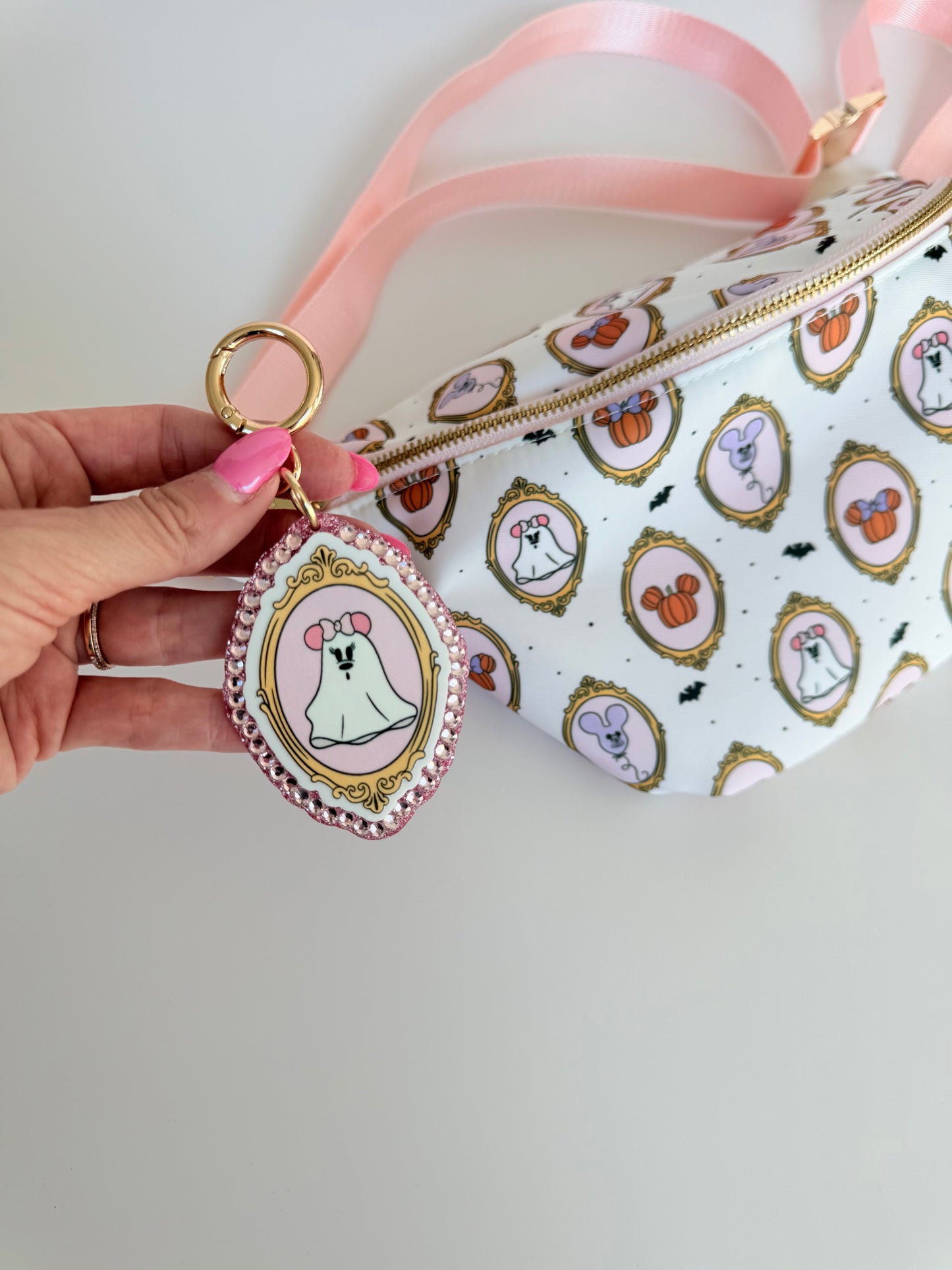 Coquette Halloween Acrylic Glitter Bag Charm - Exclusive to Studio Olive