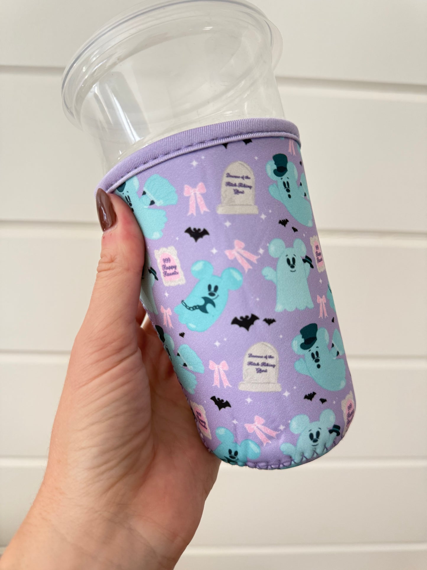 Purple Ghosts Drink Sleeve