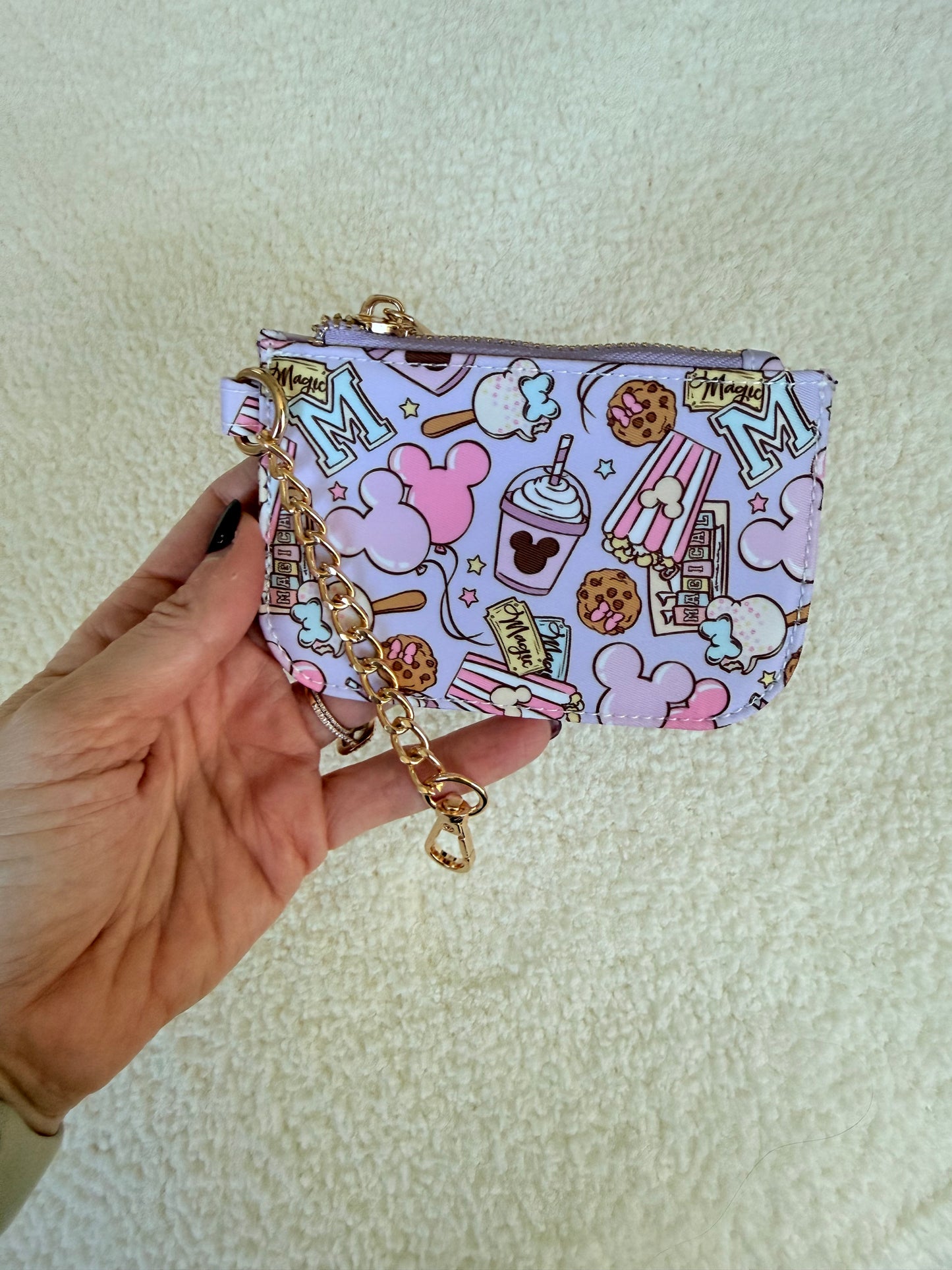 Magical Mouse Snacks Coin Card Purse