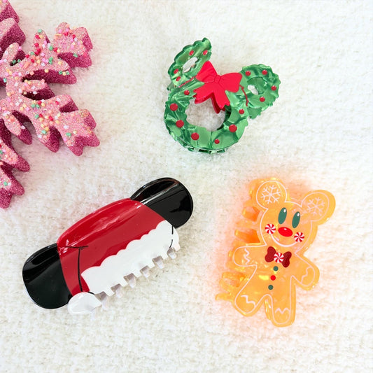 Holiday Claw clips
