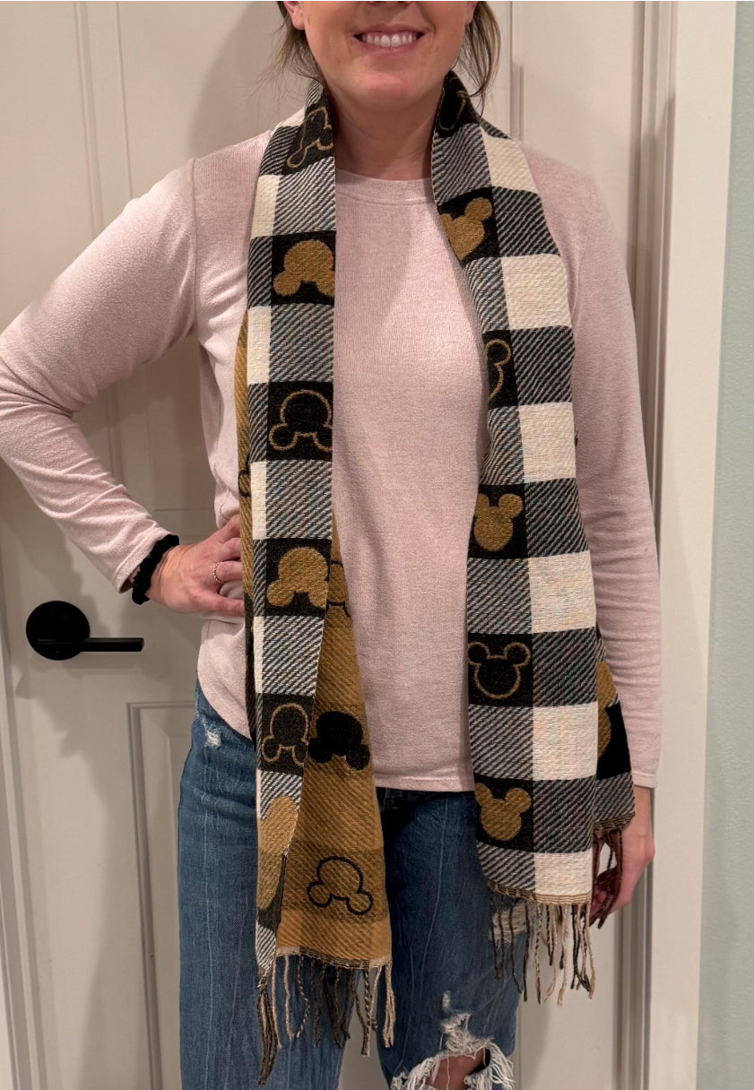 Mouse Ears Womens Scarf