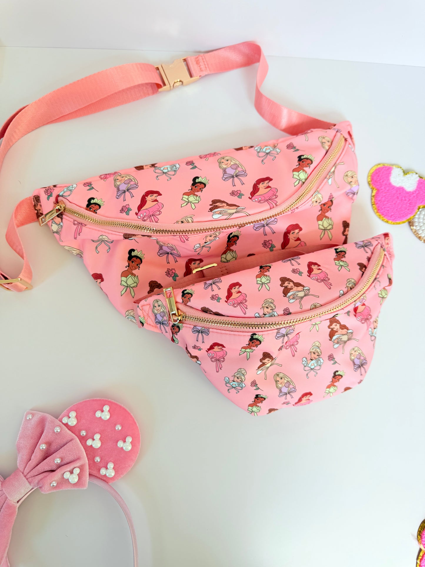 Princess Jumbo Belt Bag Fanny Pack Crossbody Bags