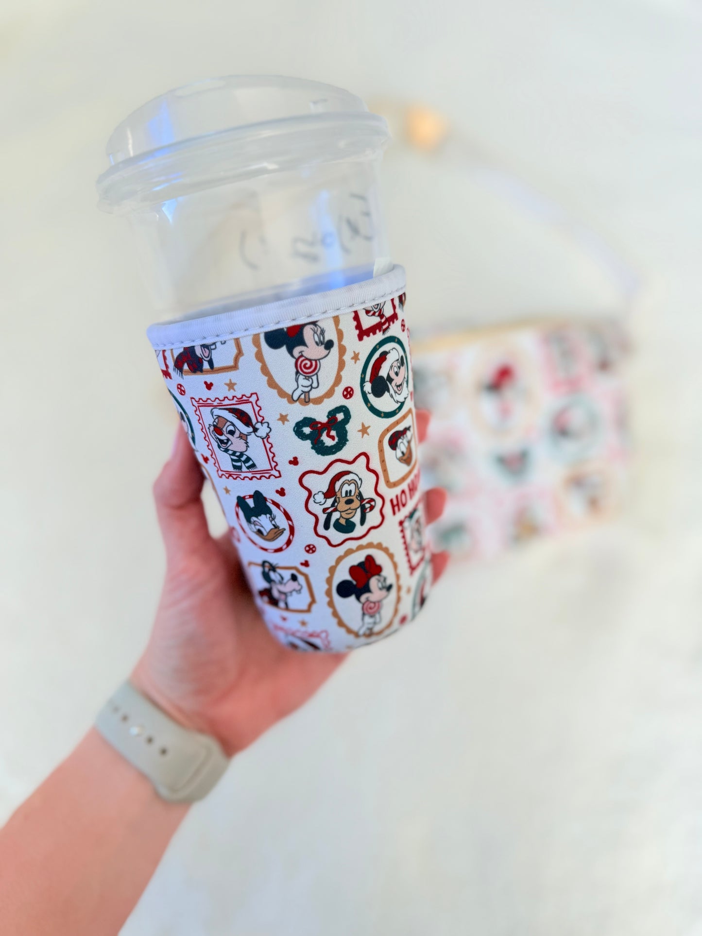 Holiday Stamps Medium Cup Sleeve