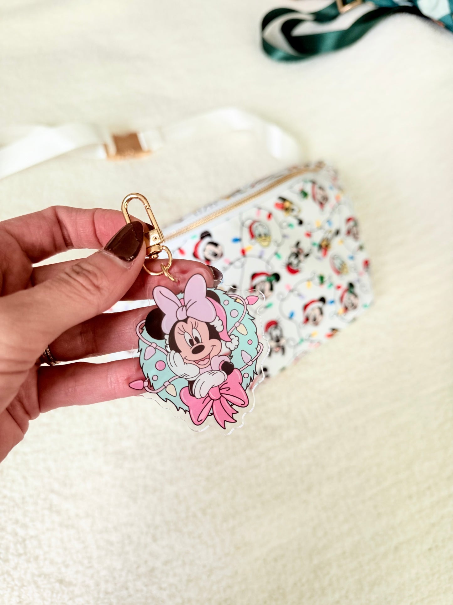 Holiday Bag Charm Keychains