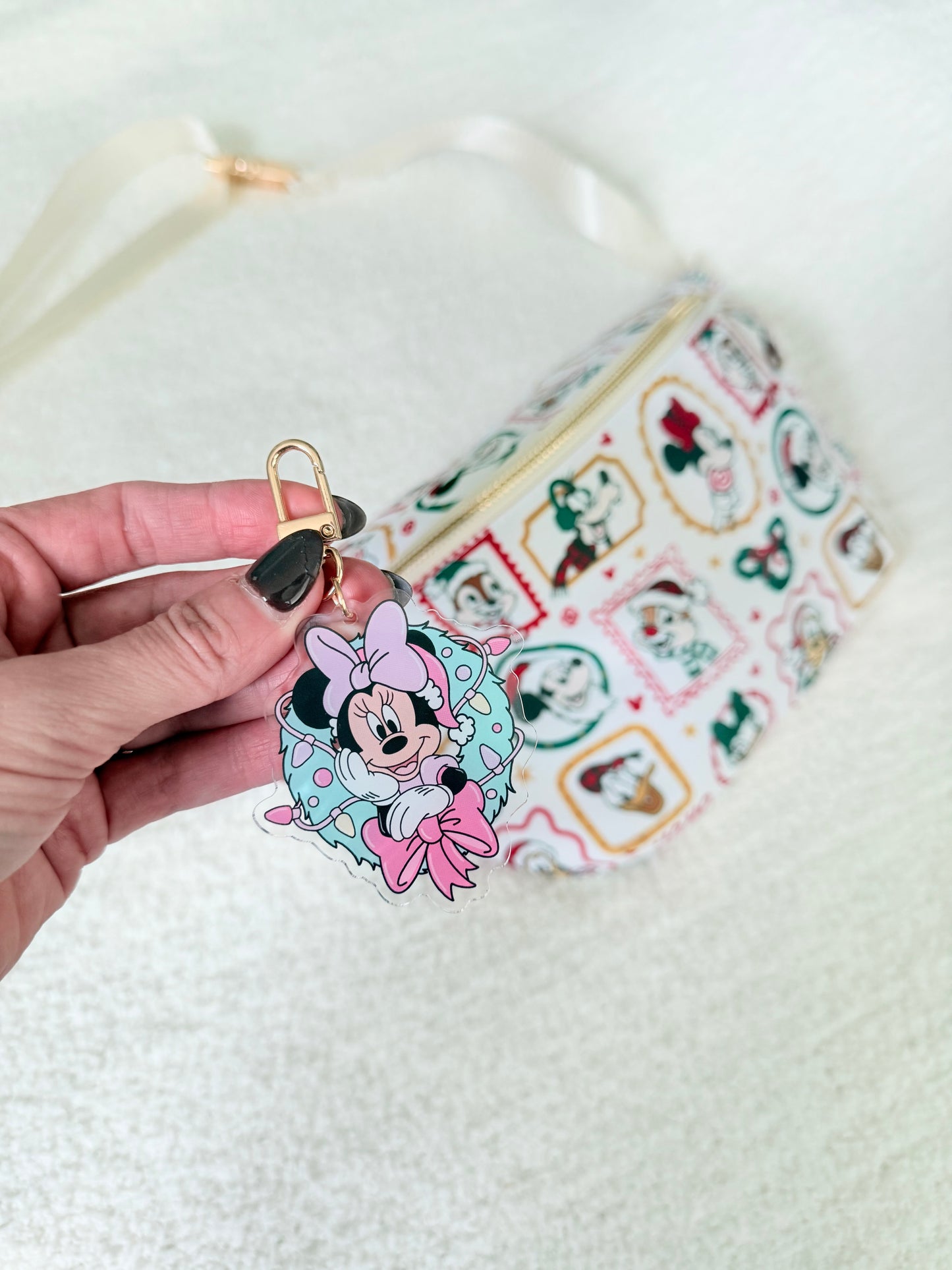 Holiday Bag Charm Keychains