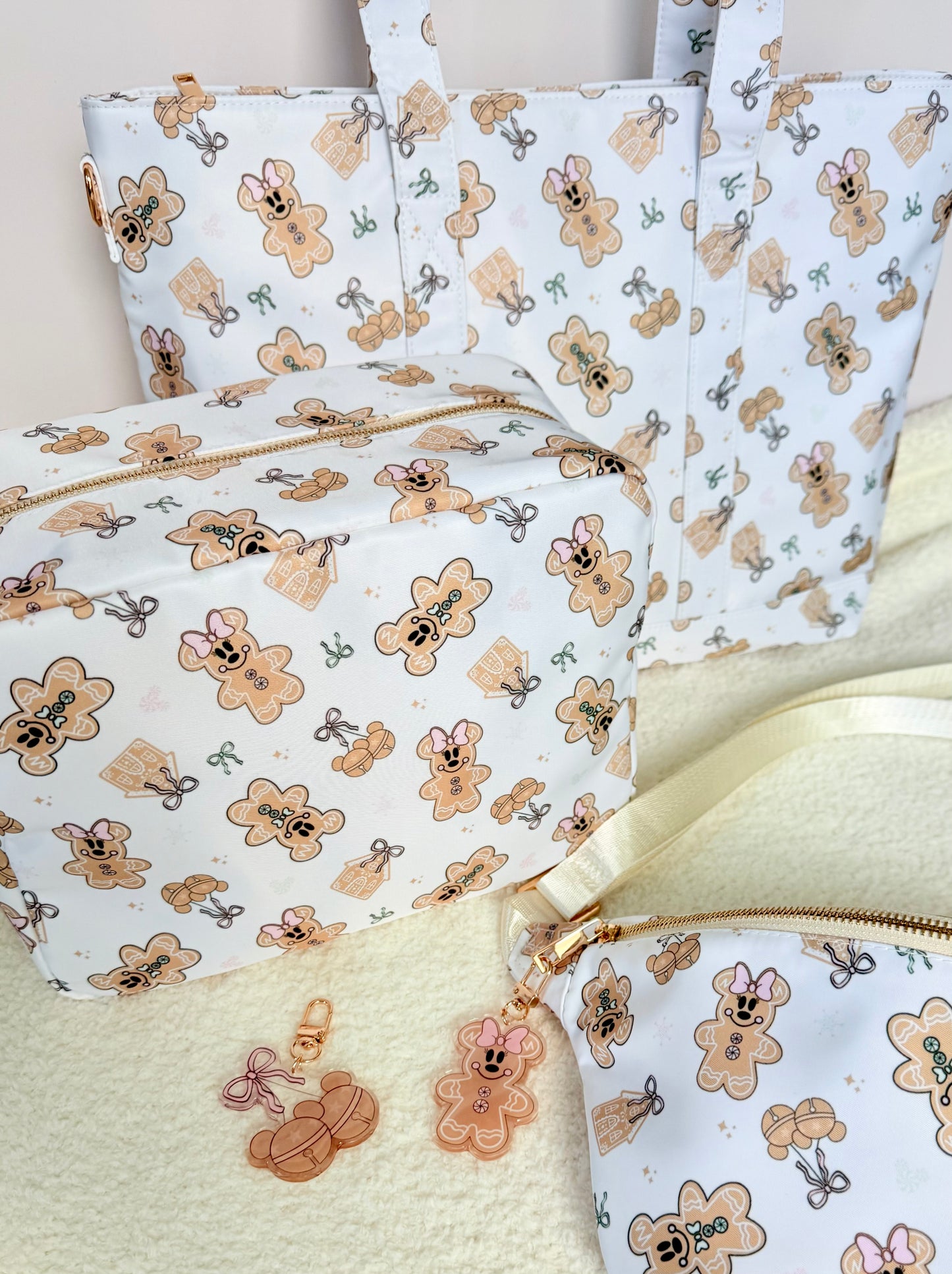 Gingerbread Cutie XL Pouch Cosmetics Bag