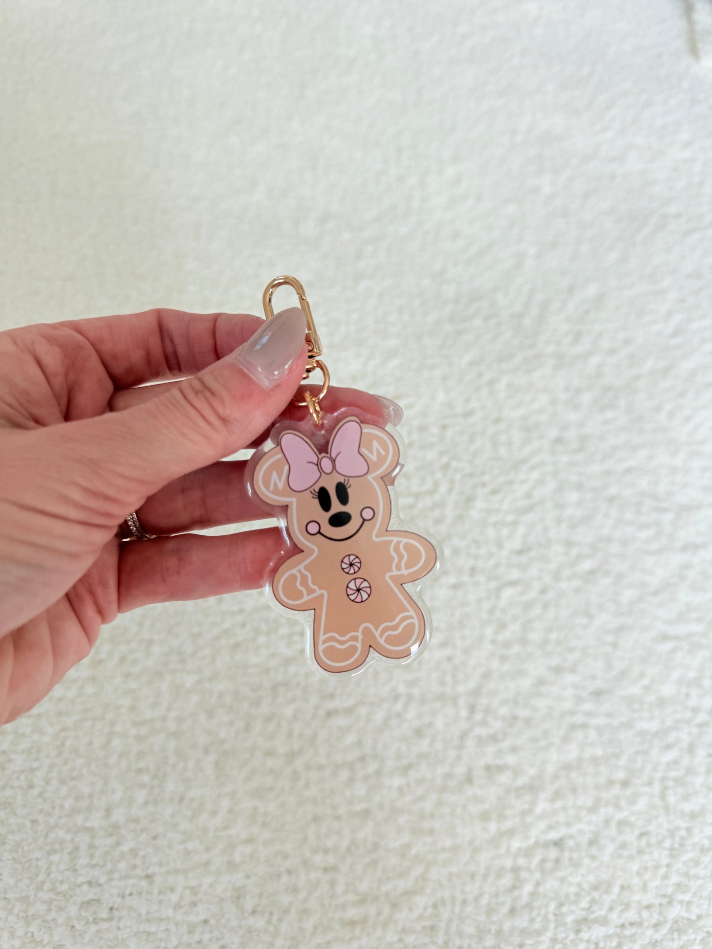 Gingerbread Cutie Bag Charm Keychain