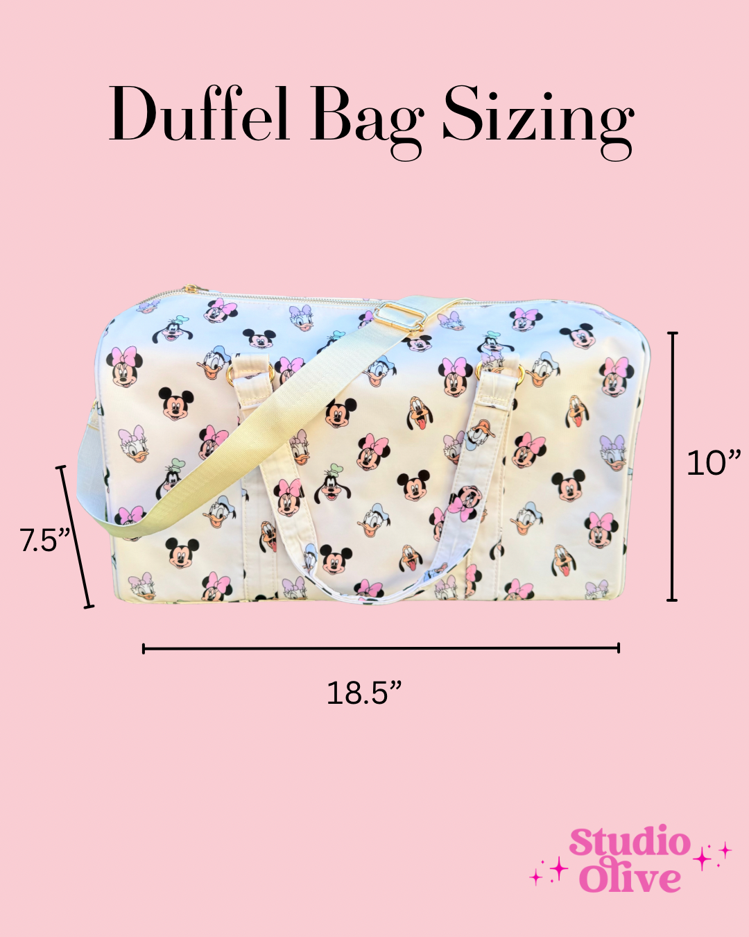 Magical Friends Medium Duffel Bag