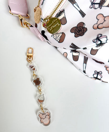 Snacks Chain Acrylic Bag Charm Keychain