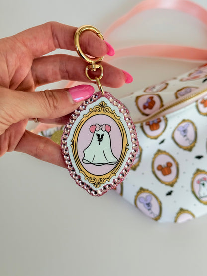 Coquette Halloween Acrylic Glitter Bag Charm - Exclusive to Studio Olive