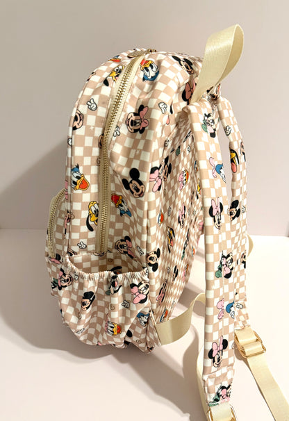 Magical Characters Checker Backpack