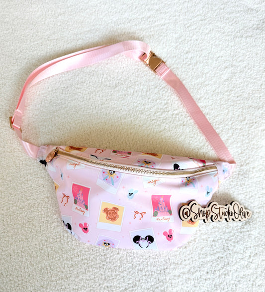Pretty in Polaroid XL Belt Bag