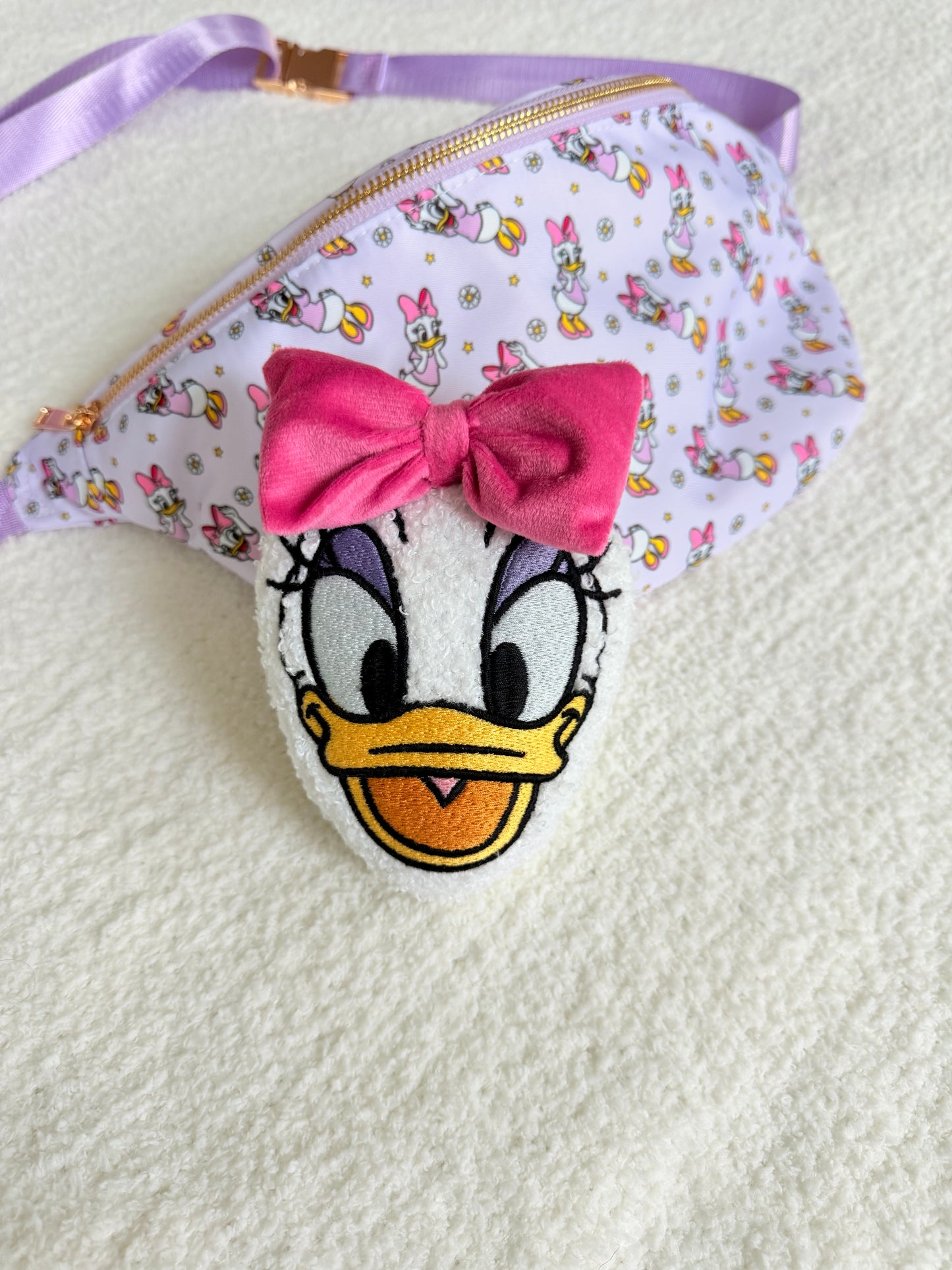 Daisy Girl Plush Bag Charm Keychain