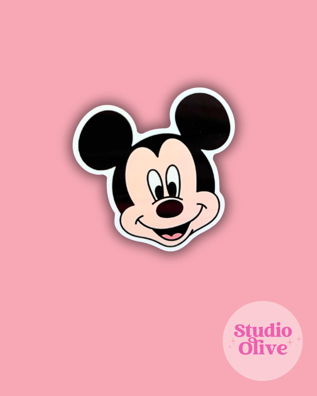 Boy Mouse 3 inch Die-Cut Glossy Sticker