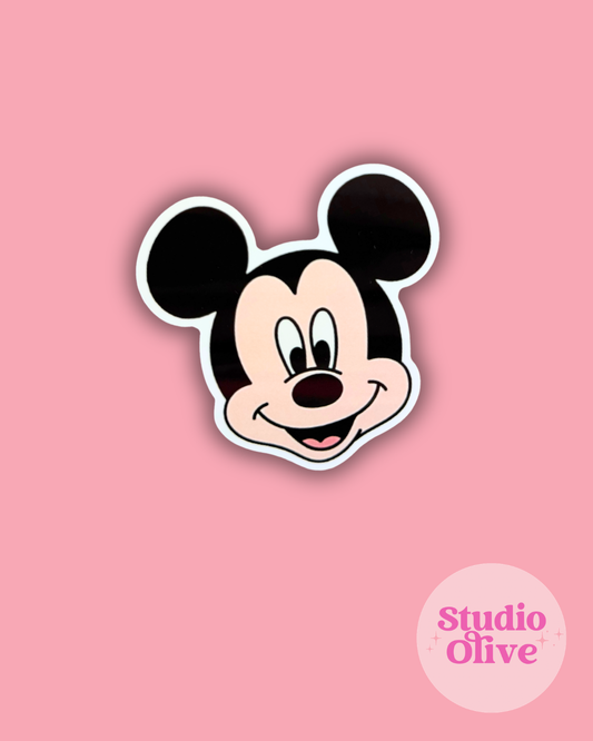 Boy Mouse 3 inch Die-Cut Glossy Sticker