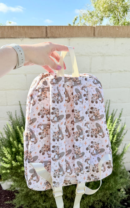 Magic Skater Mouse Full Size Backpack