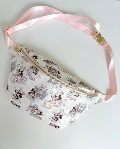 Magical Couple Teacups Characters XL Belt Bag