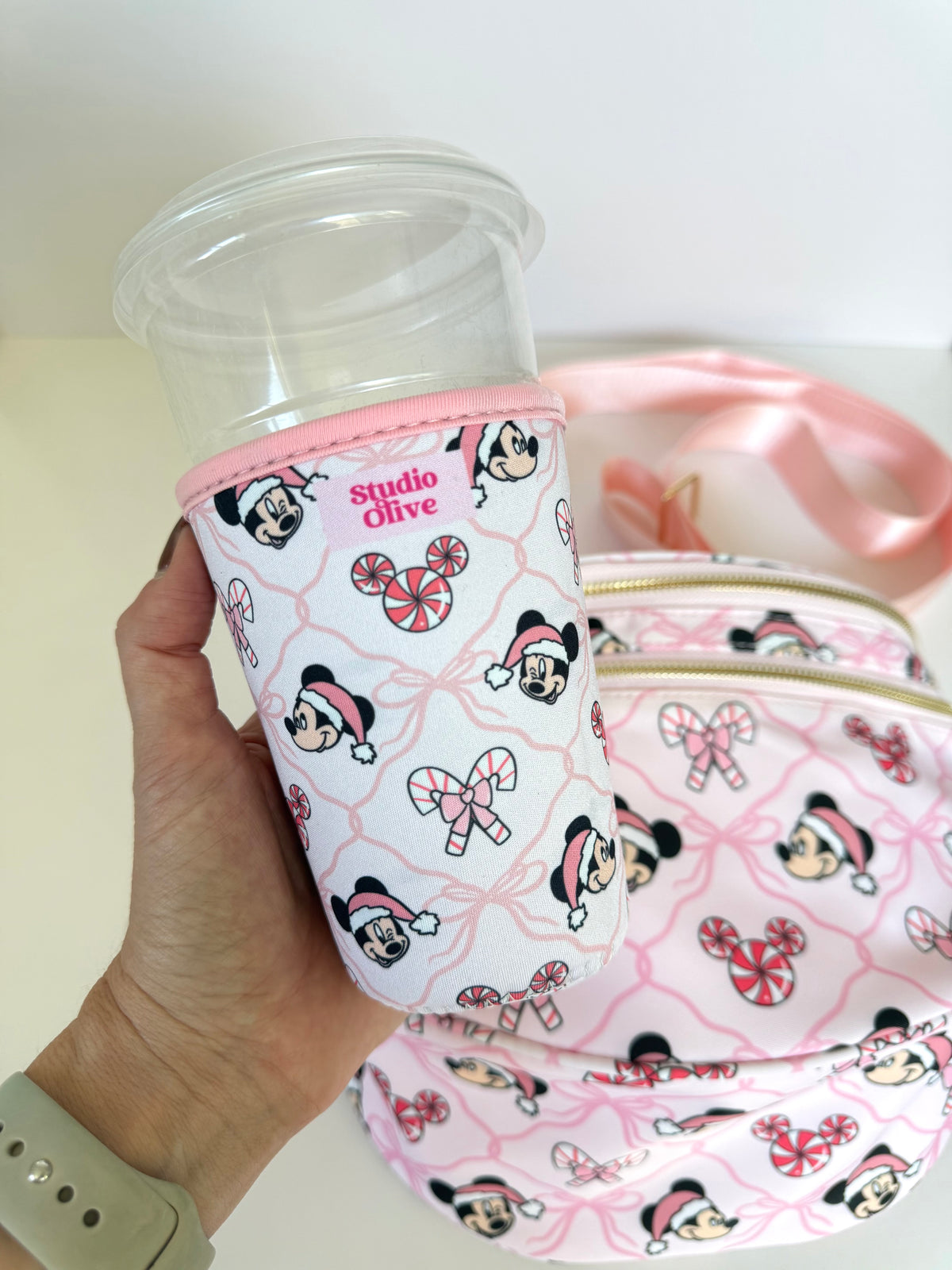 Peppermint Pink Drink Sleeve