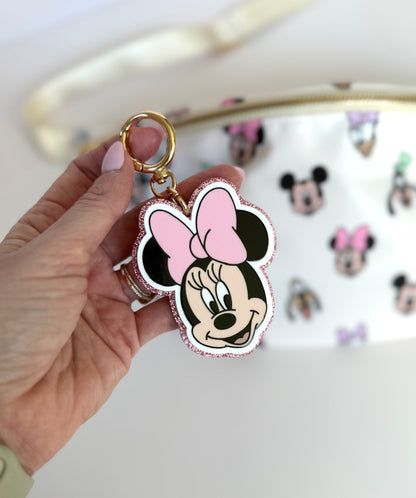 Acrylic Glitter Bag Charms