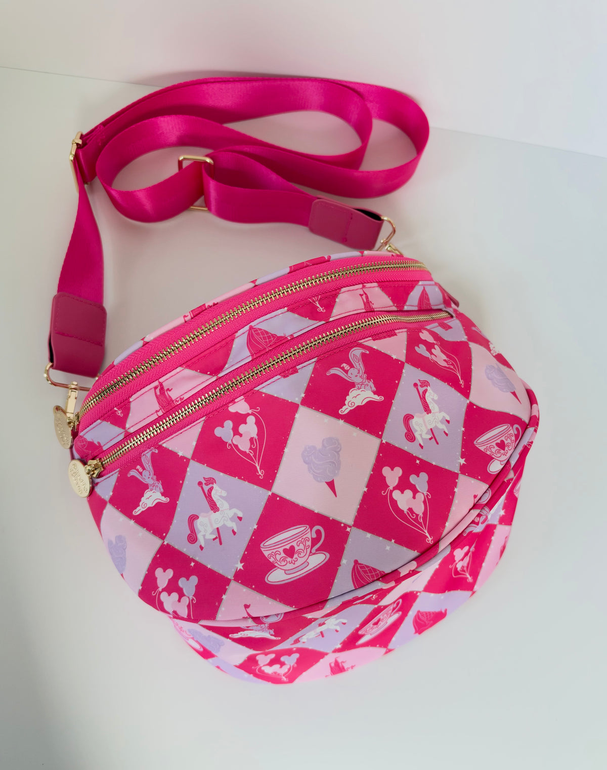 Fantasyland Double Zipper Crossbody Bag- Exclusive to Studio Olive