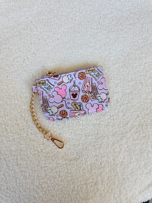 Magical Mouse Snacks Coin Card Purse