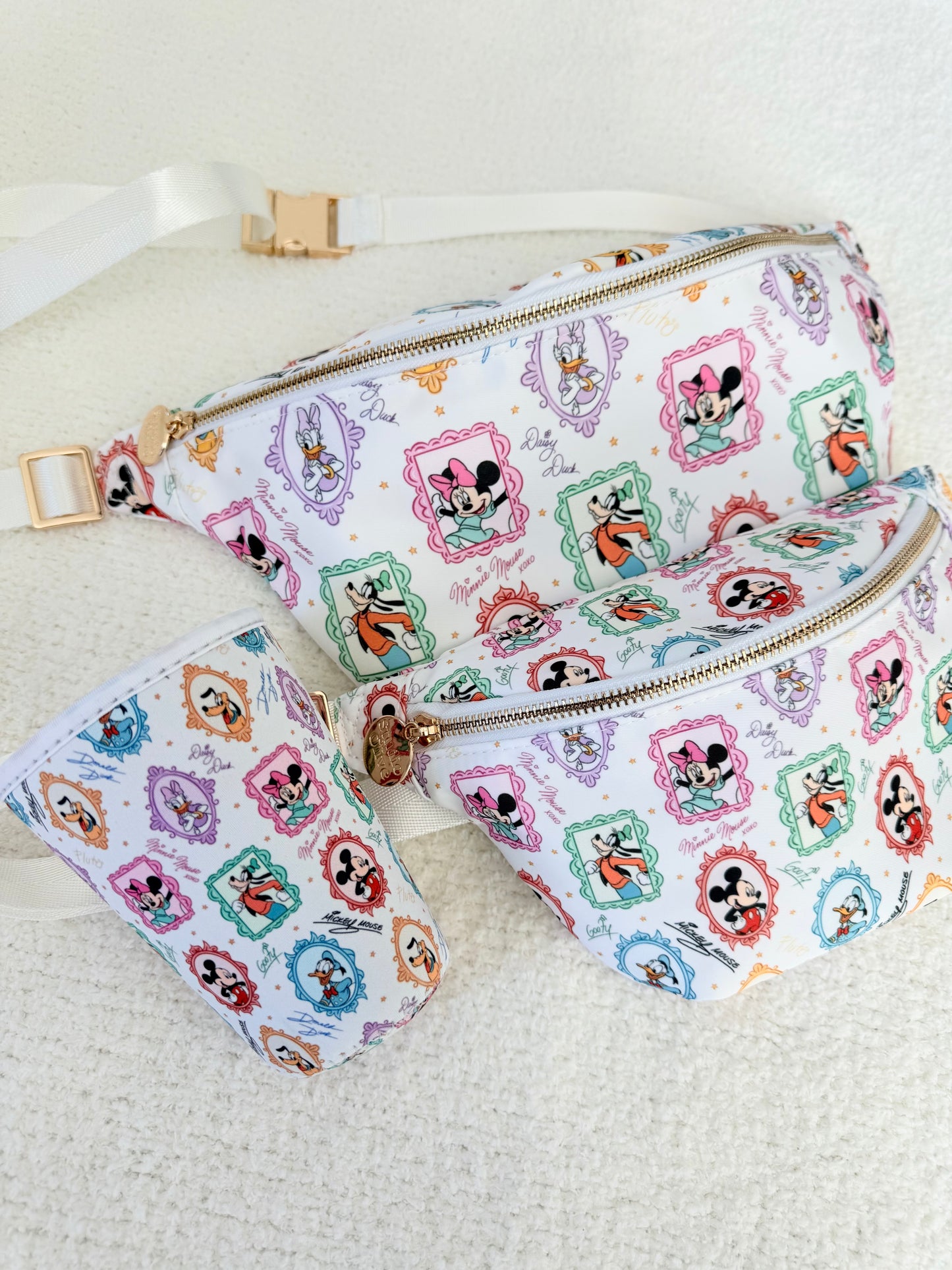 Signature Characters XL and Kids Belt Bag and Cup Sleeve