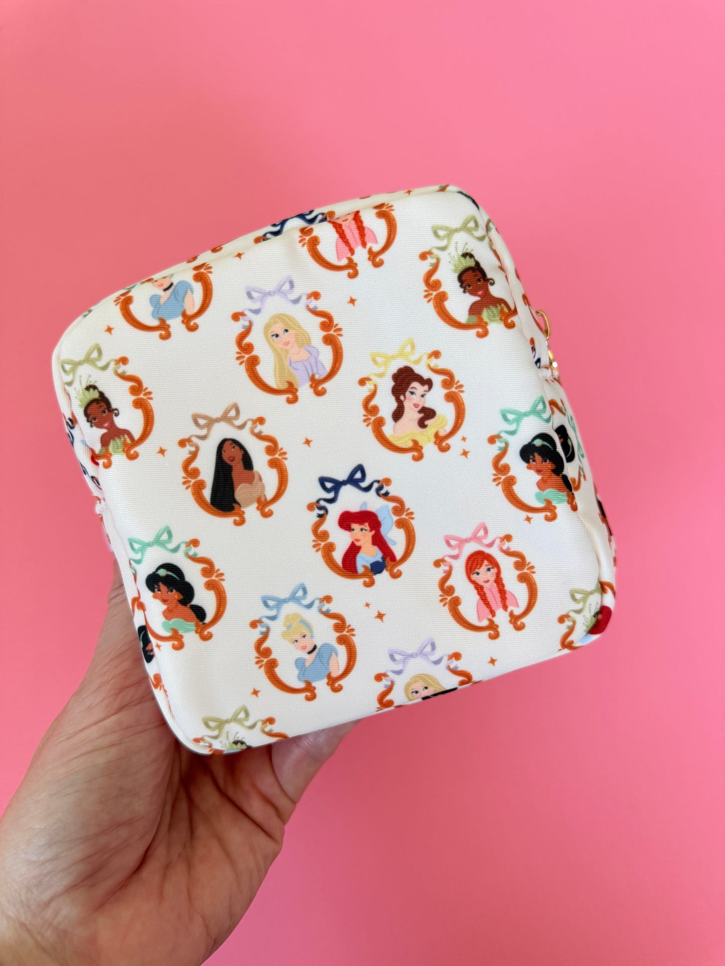 Princess Small Zipper Pouch - Exclusive Design- Ready to Ship