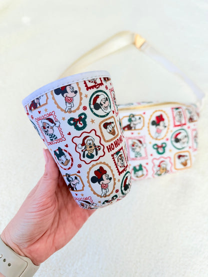 Holiday Stamps Medium Cup Sleeve