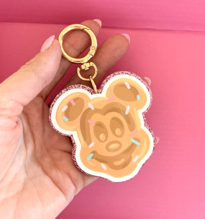 Acrylic Glitter Bag Charms