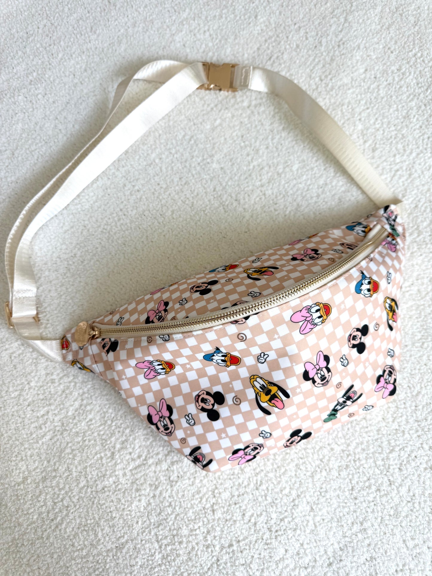 Magical Characters Checker XL Belt Bag