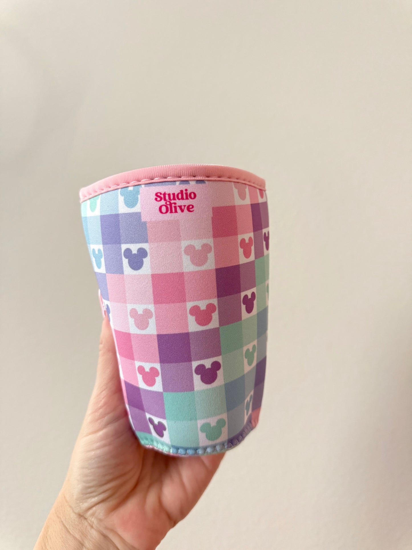 Colorful Checker Drink Sleeve