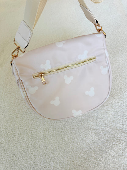 Neutral Beige Crossbody Bag