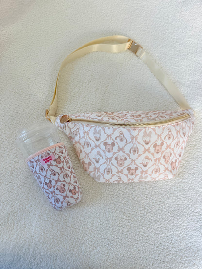 Neutral Girly Characters XL Belt Bag