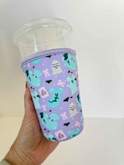 Purple Ghosts Drink Sleeve