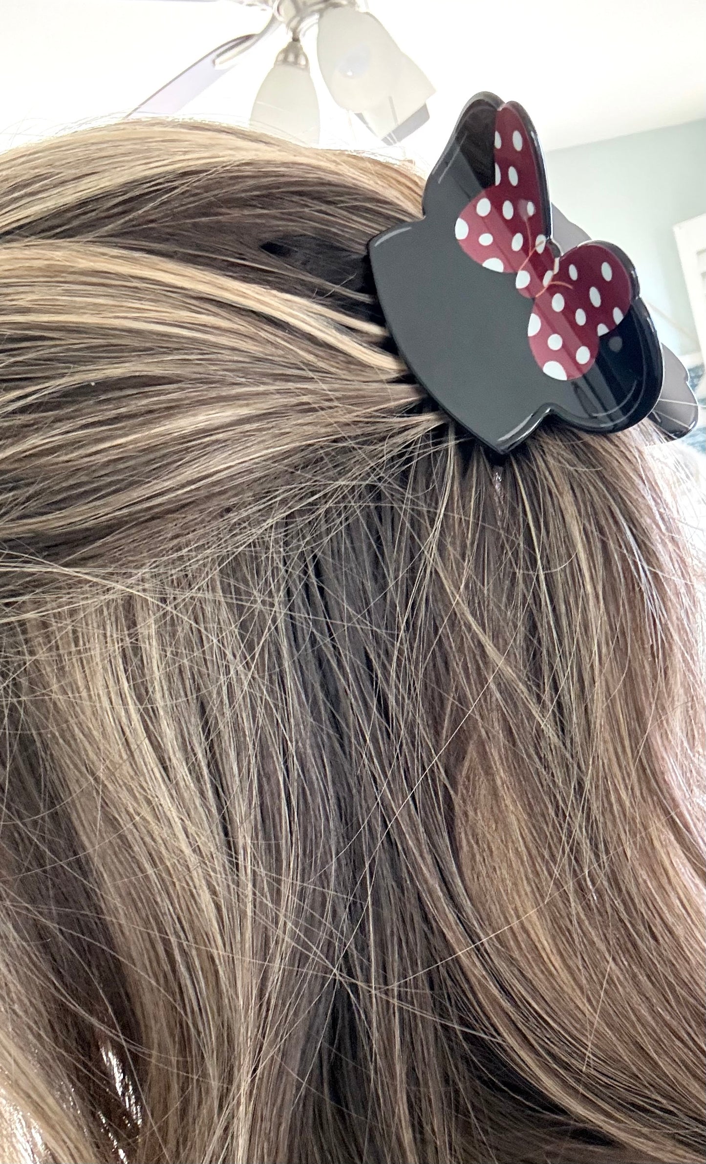 Mini Mouse Bow Claw Clip Hair Clip