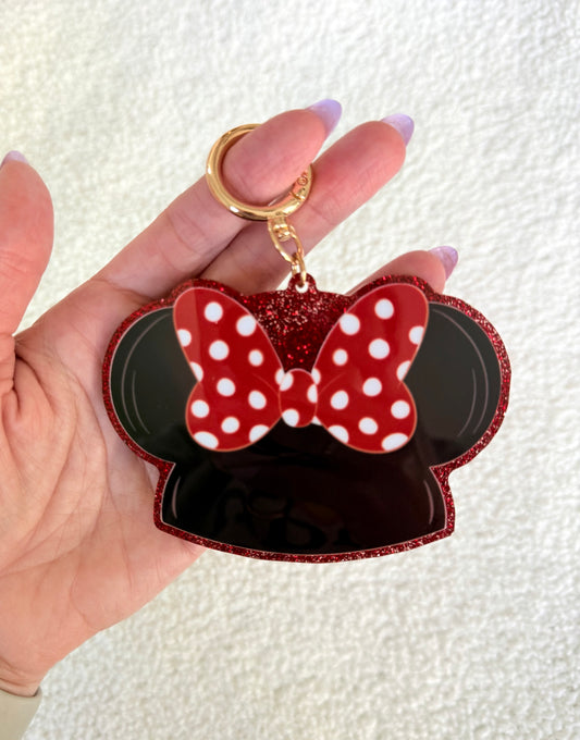 Mini Hat Glitter Bag Charm