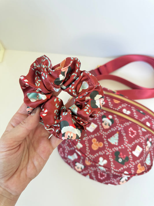 Tis the Season Satin 2inch Scrunchie