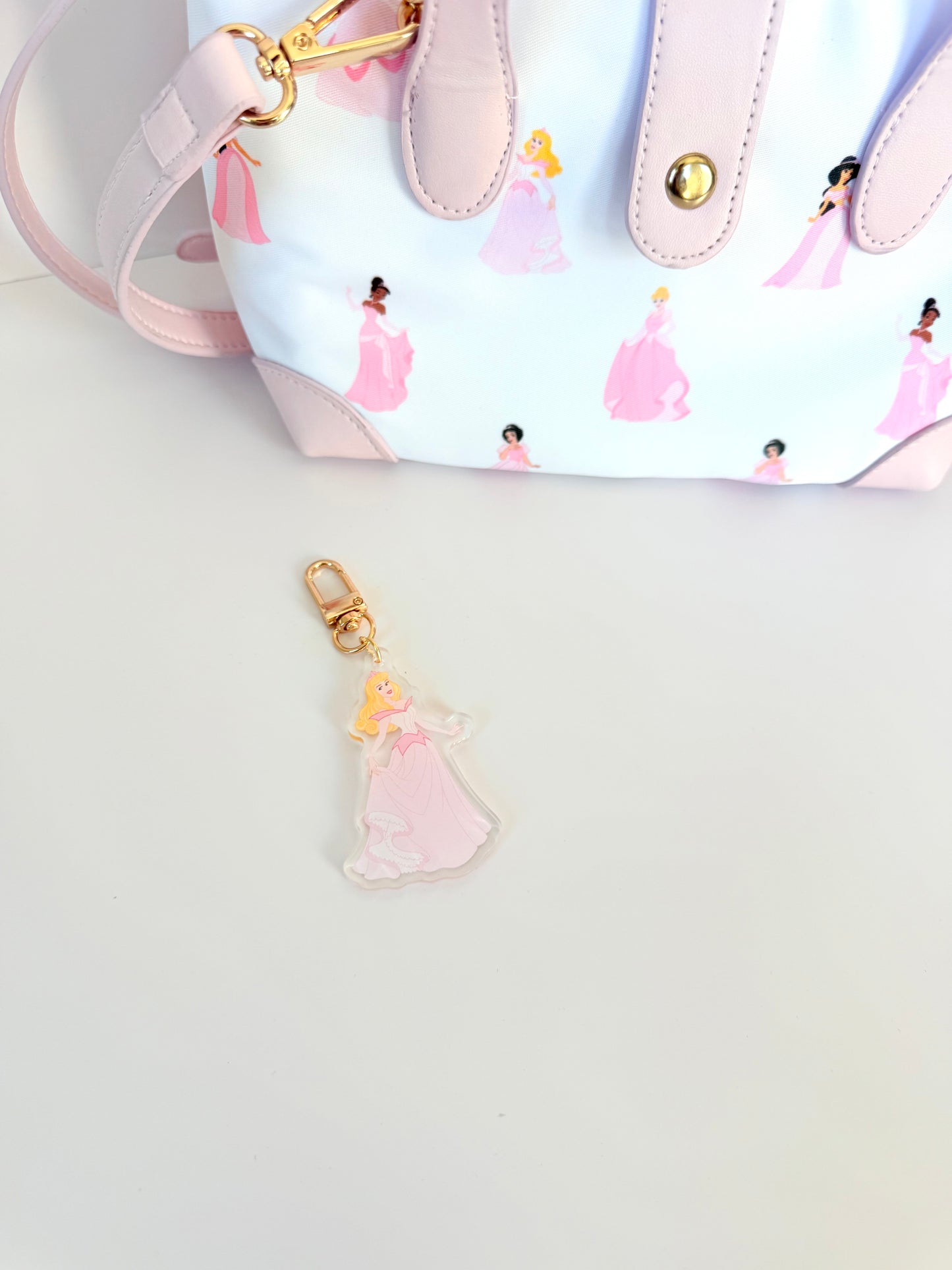 Princess Acrylic Bag Charm Keychain