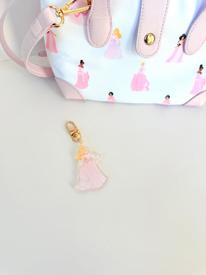Princess Acrylic Bag Charm Keychain
