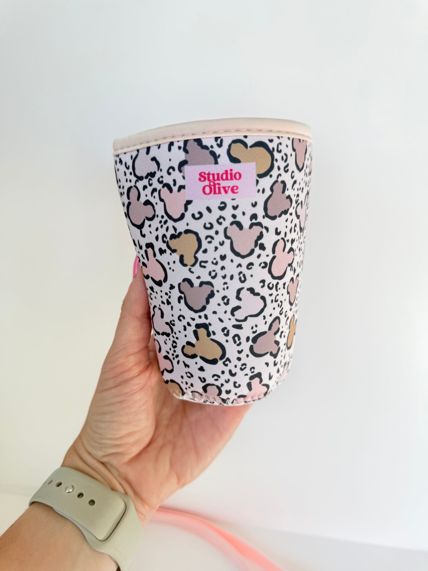 Leopard Mouse Drink Sleeve