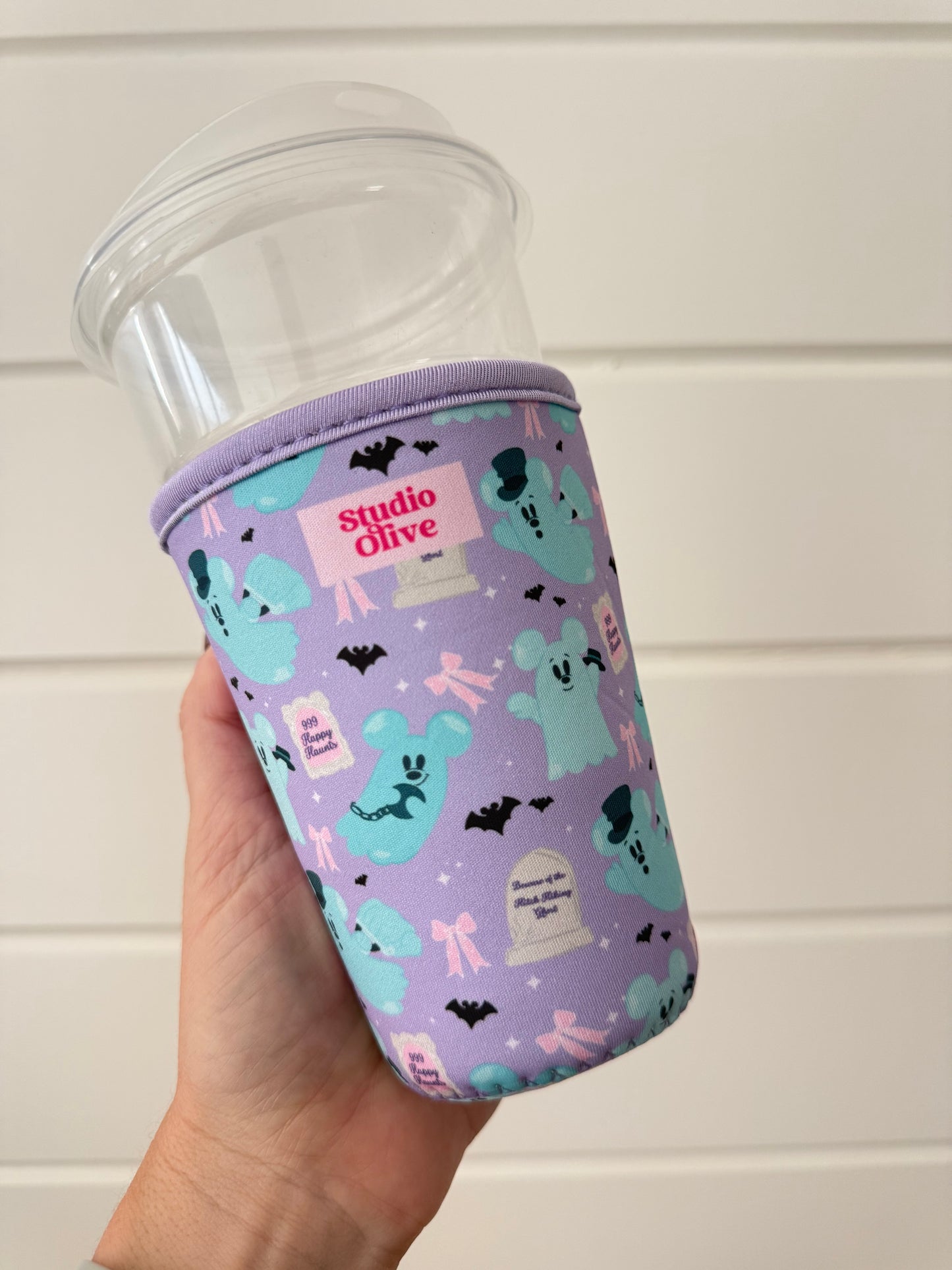 Purple Ghosts Drink Sleeve